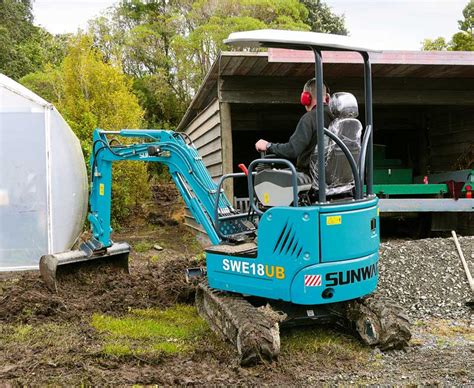 sunward swe18ub mini excavator|sunward swe18ub mini review.